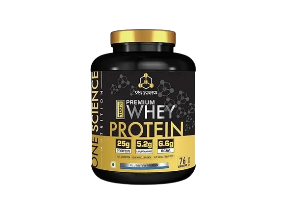 One Science Nutrition (OSN) Premium Whey Protein [Grass Fed Whey] - 25g Protein, 6.6g BCAA & 5.2 gms L-Glutamine 